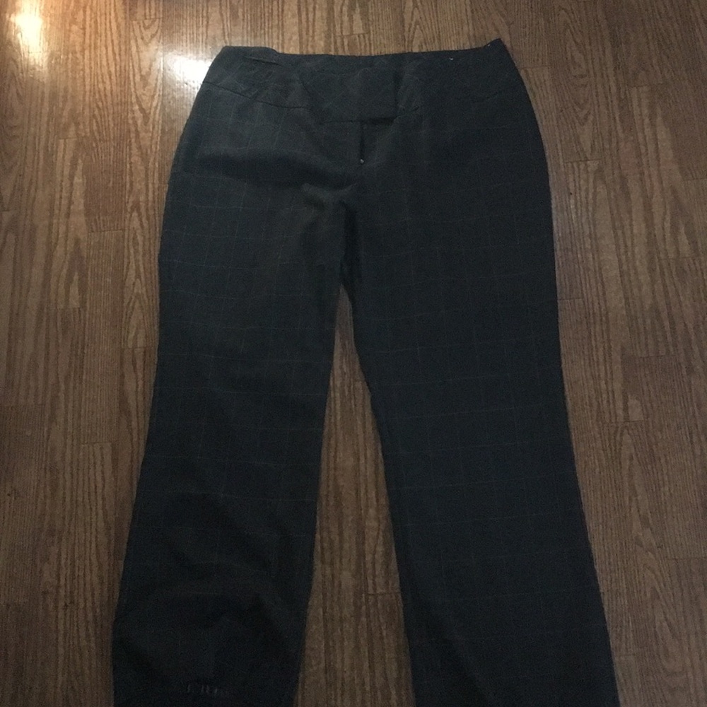 Plaid dress pants